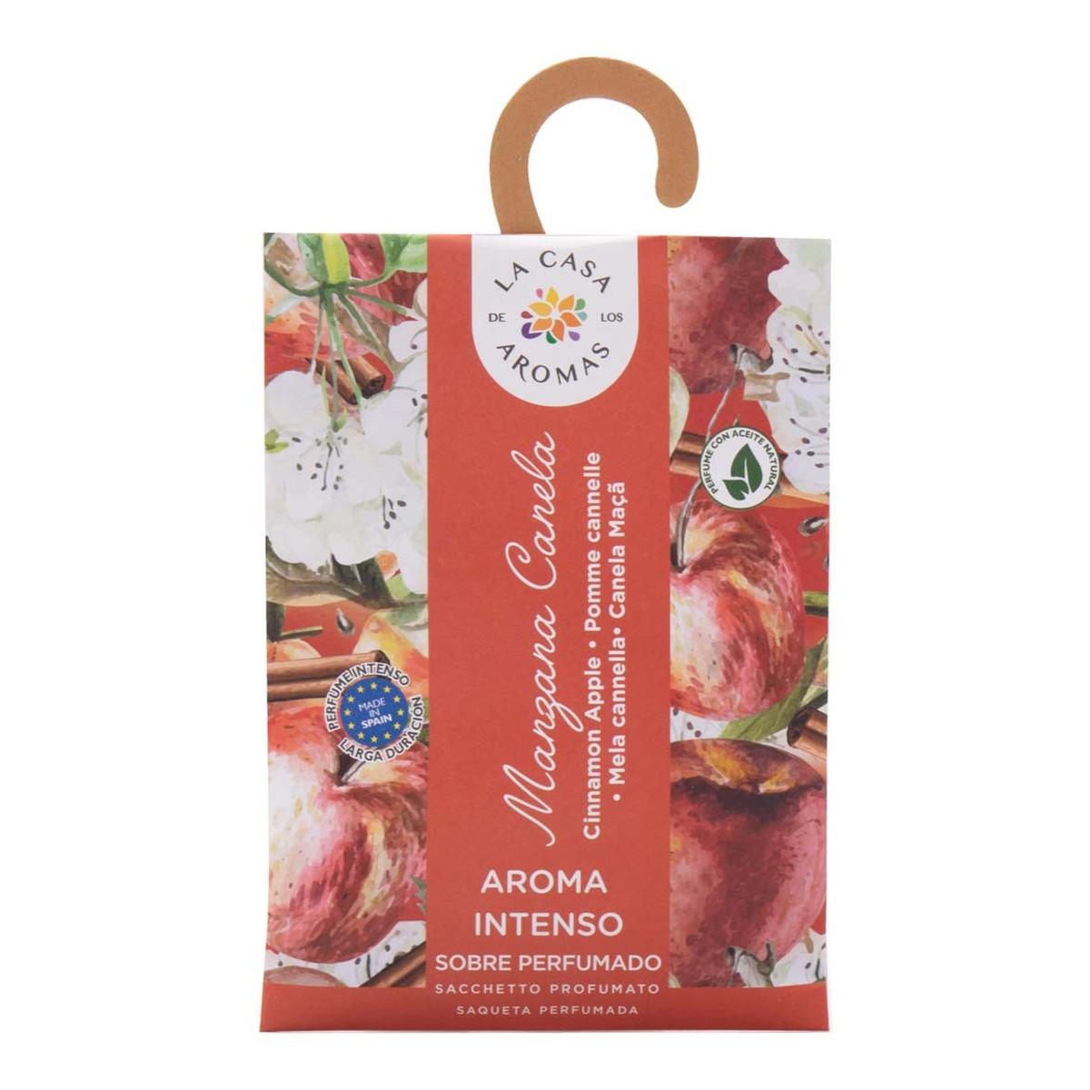 La Casa De Los Aromas Aroma intenso saszetka zapachowa jabłko i cynamon 100ml