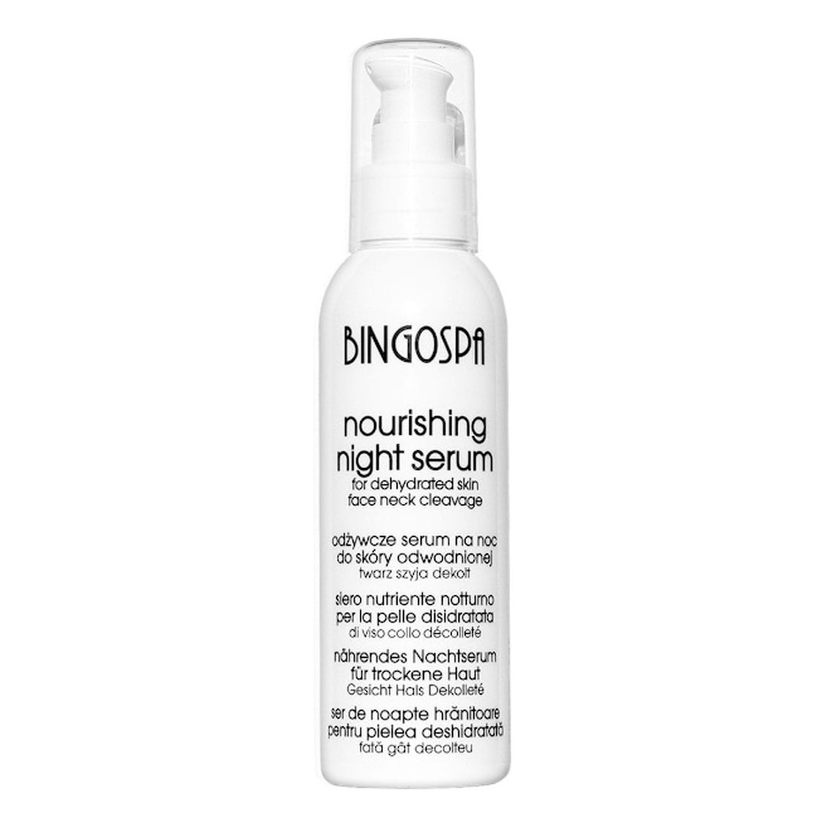 BINGOSPA Odżywcze serum na noc do skóry odwodnionej - twarz, szyja, dekolt 135g
