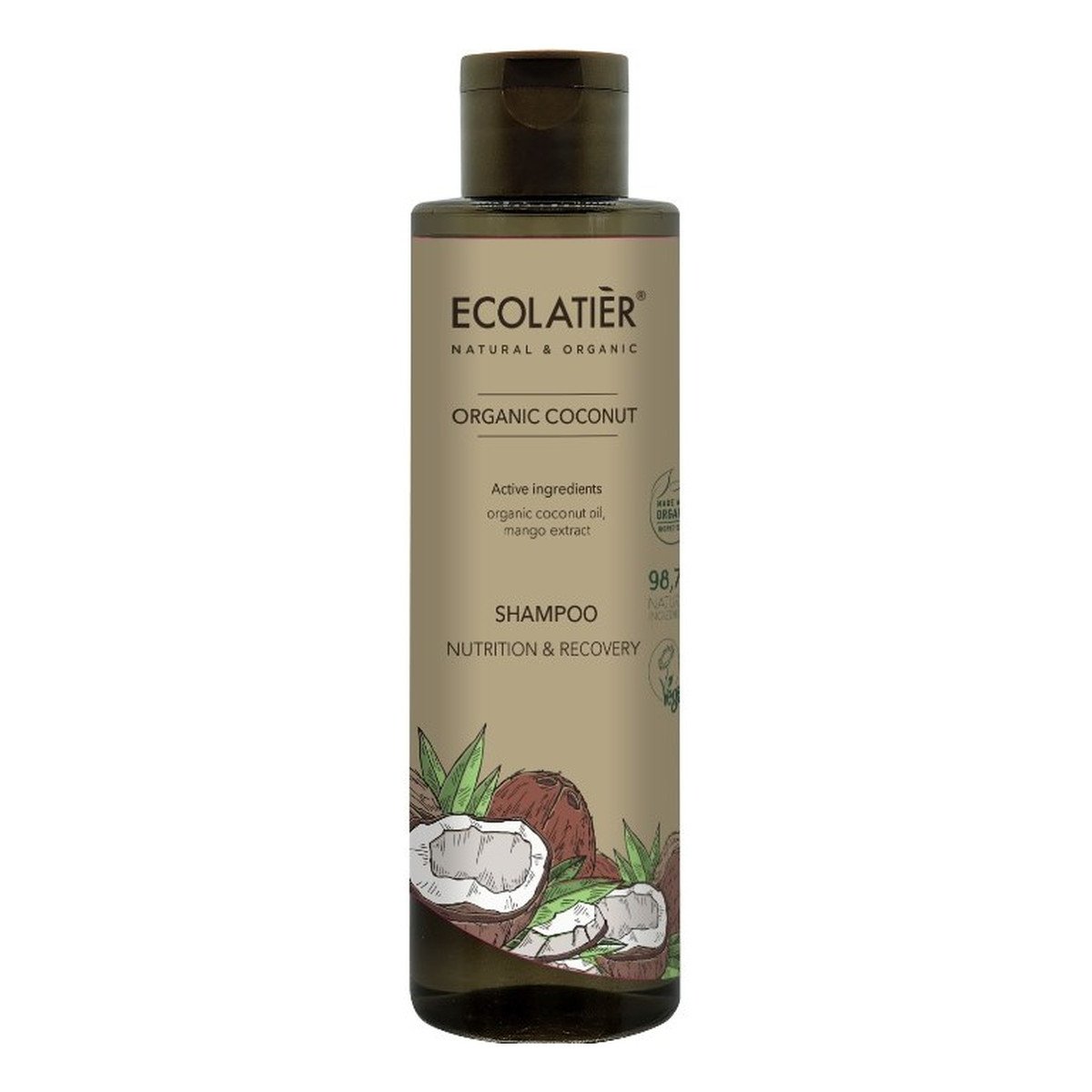 Ecolatier Coconut Szampon do włosów Odżywienie i Regeneracja 250ml