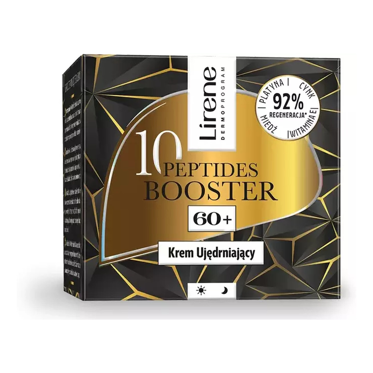 Lirene 10 Peptides Booster Krem ujędrniający 60+ 50ml + Serum odmładzające 30ml