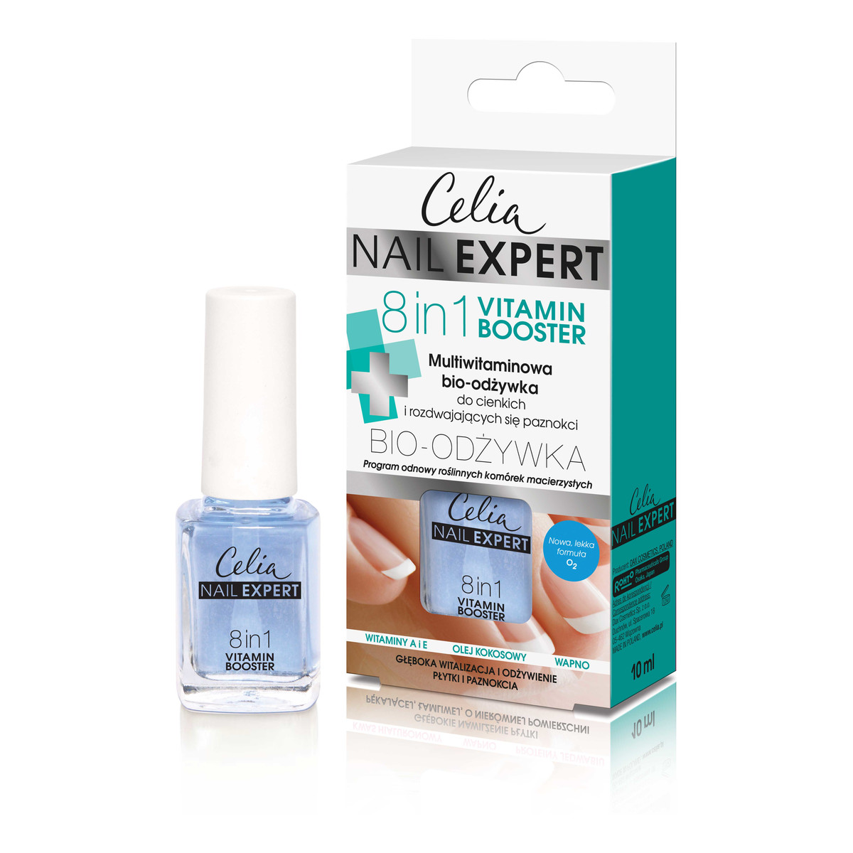 Celia Nail Expert VITAMIN BOOSTER Multiwitaminowa bio-odżywka do paznokci 8w1 10ml