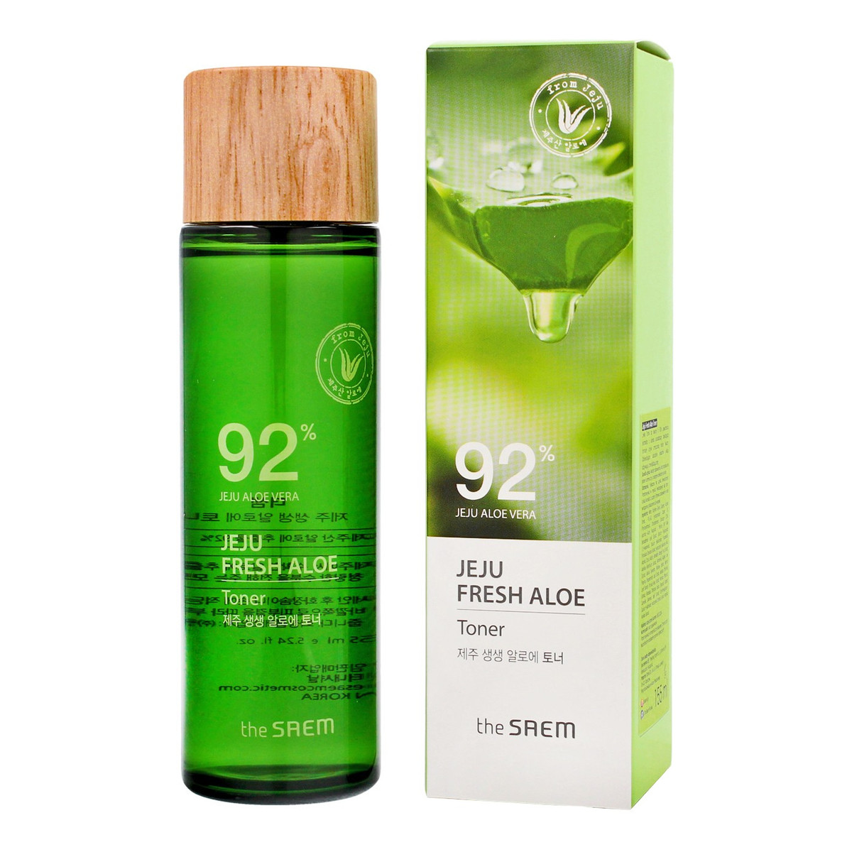 Saem Jeju Fresh Aloe Toner do twarzy 92% 155ml