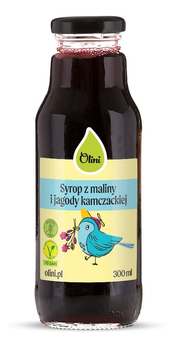Syrop z maliny i jagody kamczackiej