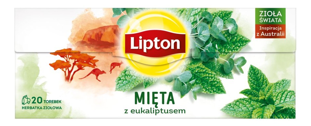 Herbata ziołowa Mięta z Eukaliptusem 20 torebek