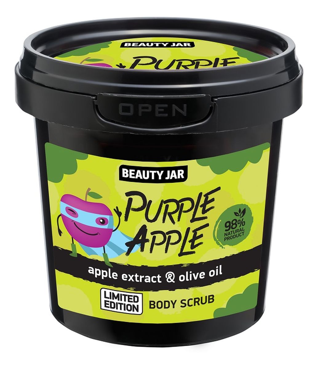 Purple apple peeling do ciała z ekstraktem z jabłek i oliwą