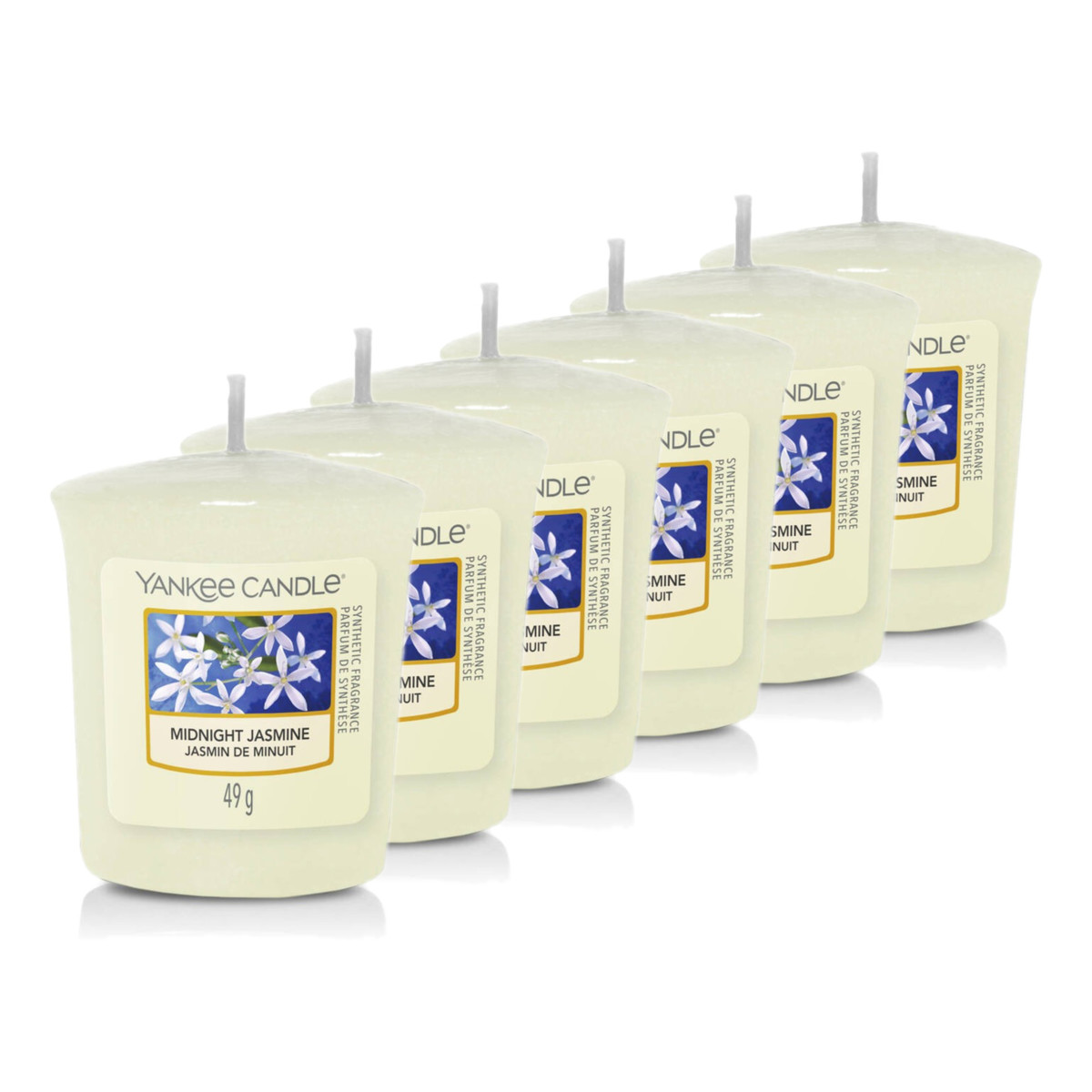 Yankee Candle Świeca zapachowa sampler Midnight Jasmine 6x49g