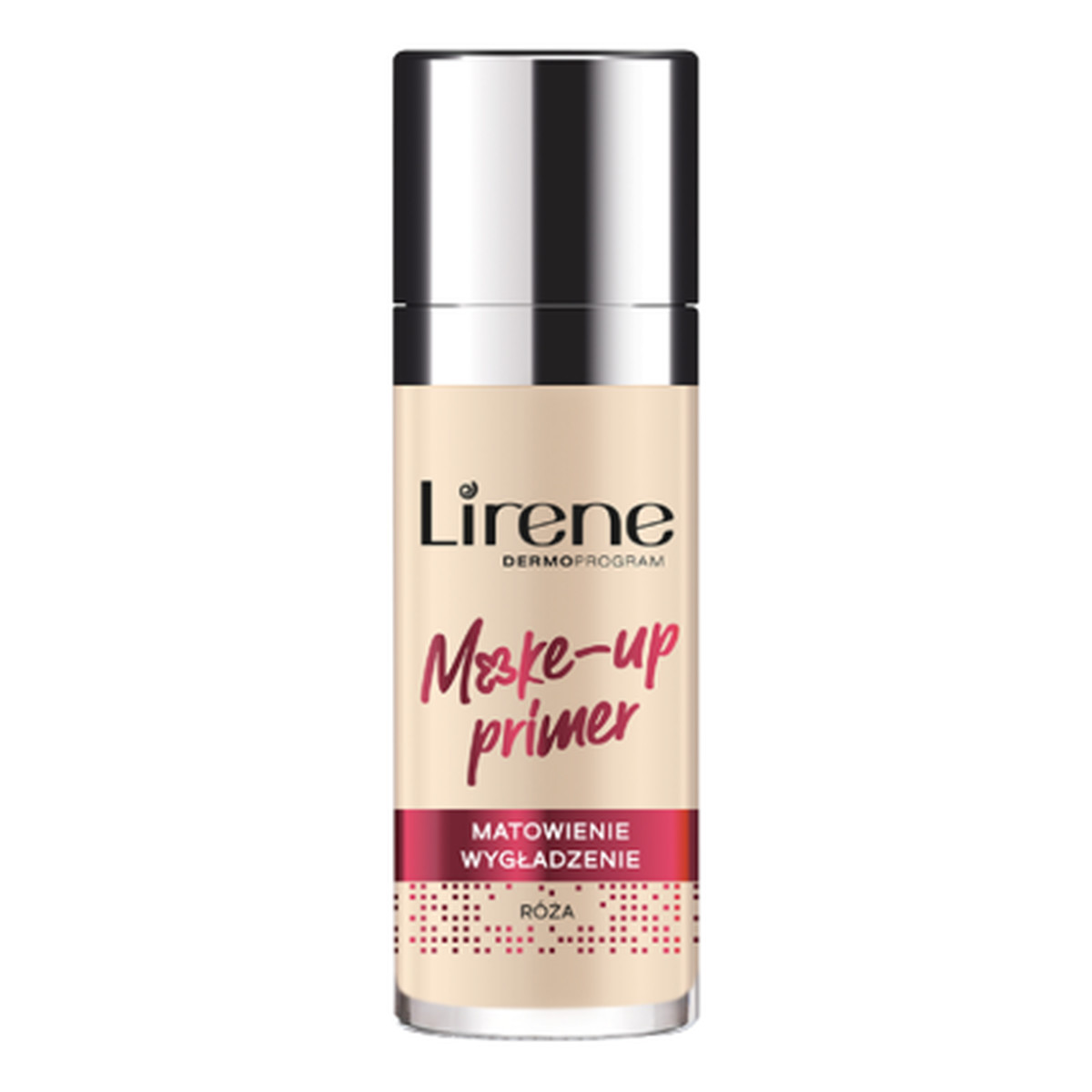 Lirene Make-up Primer Baza pod makijaż matująco-wygładzająca Róża 30ml