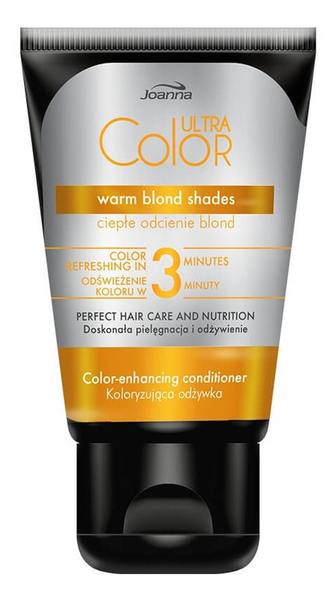 Koloryzująca odżywka do włosów ciepłe odcienie blond