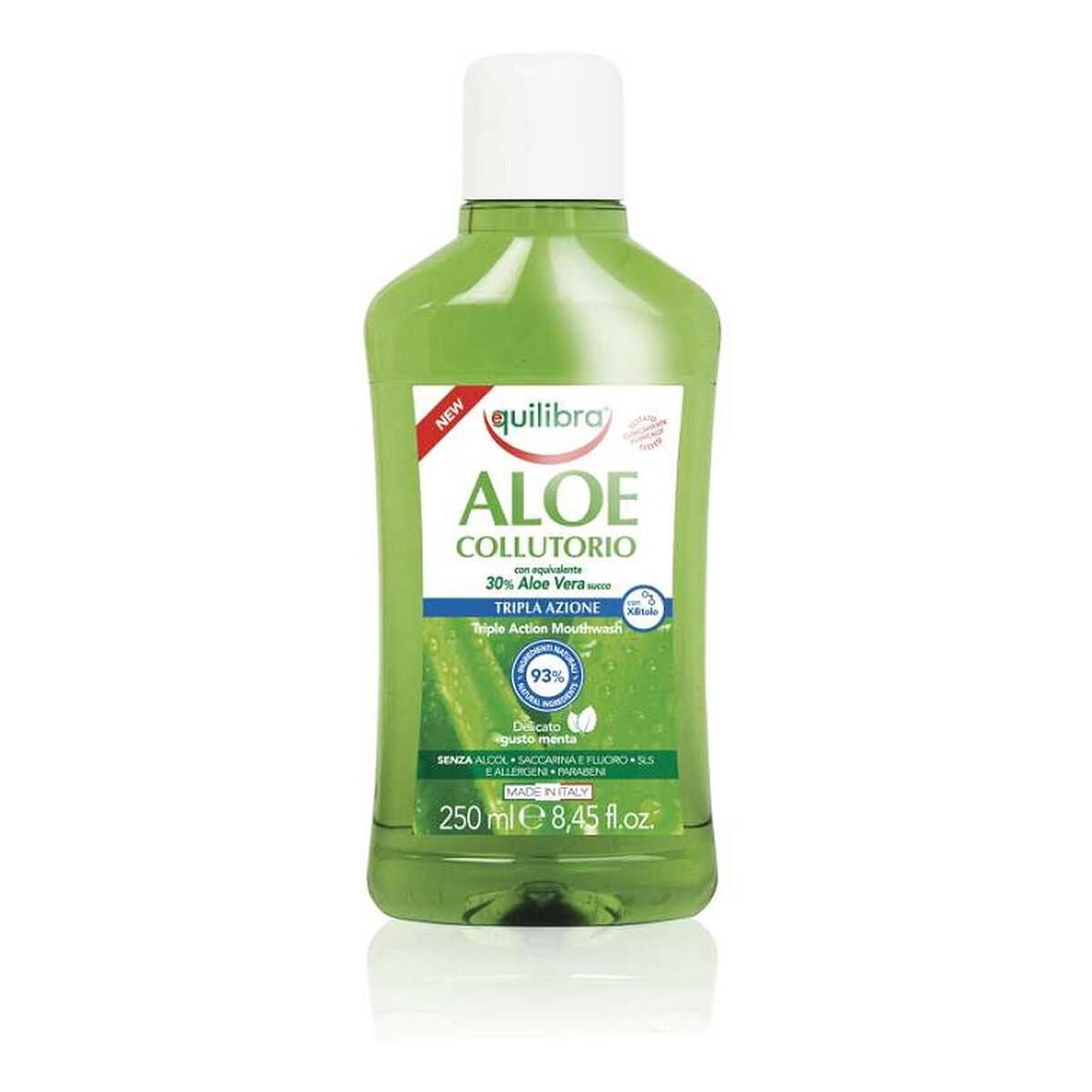 Equilibra Aloe Triple Action Mouthwash płyn do płukania jamy ustnej Aloe Vera 250ml