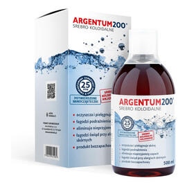 Argentum200 srebro koloidalne 25ppm tonik
