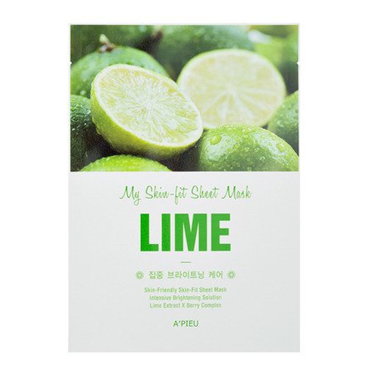 A'Pieu My Skin-Fit Regenerująca Maseczka W Płachcie Lime 25g