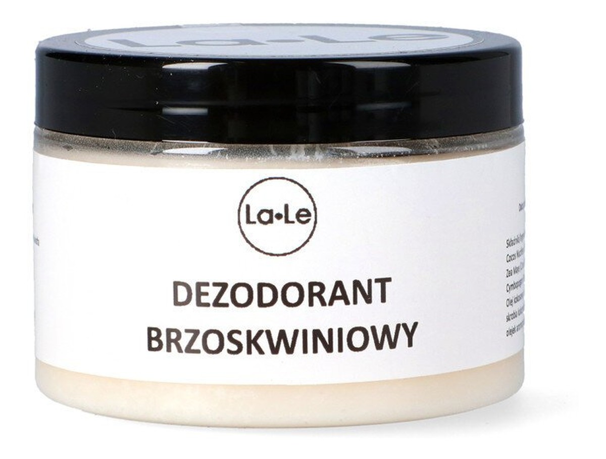 Dezodorant ekologiczny w kremie z olejkiem brzoskwiniowym