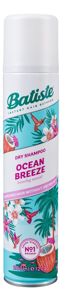 Suchy szampon do włosów ocean breeze
