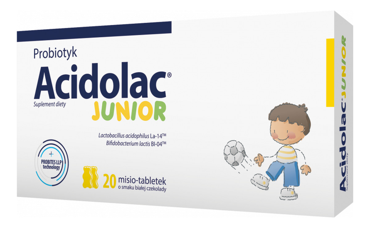 Misio tabletki smak Białej Czekolady 20 szt.