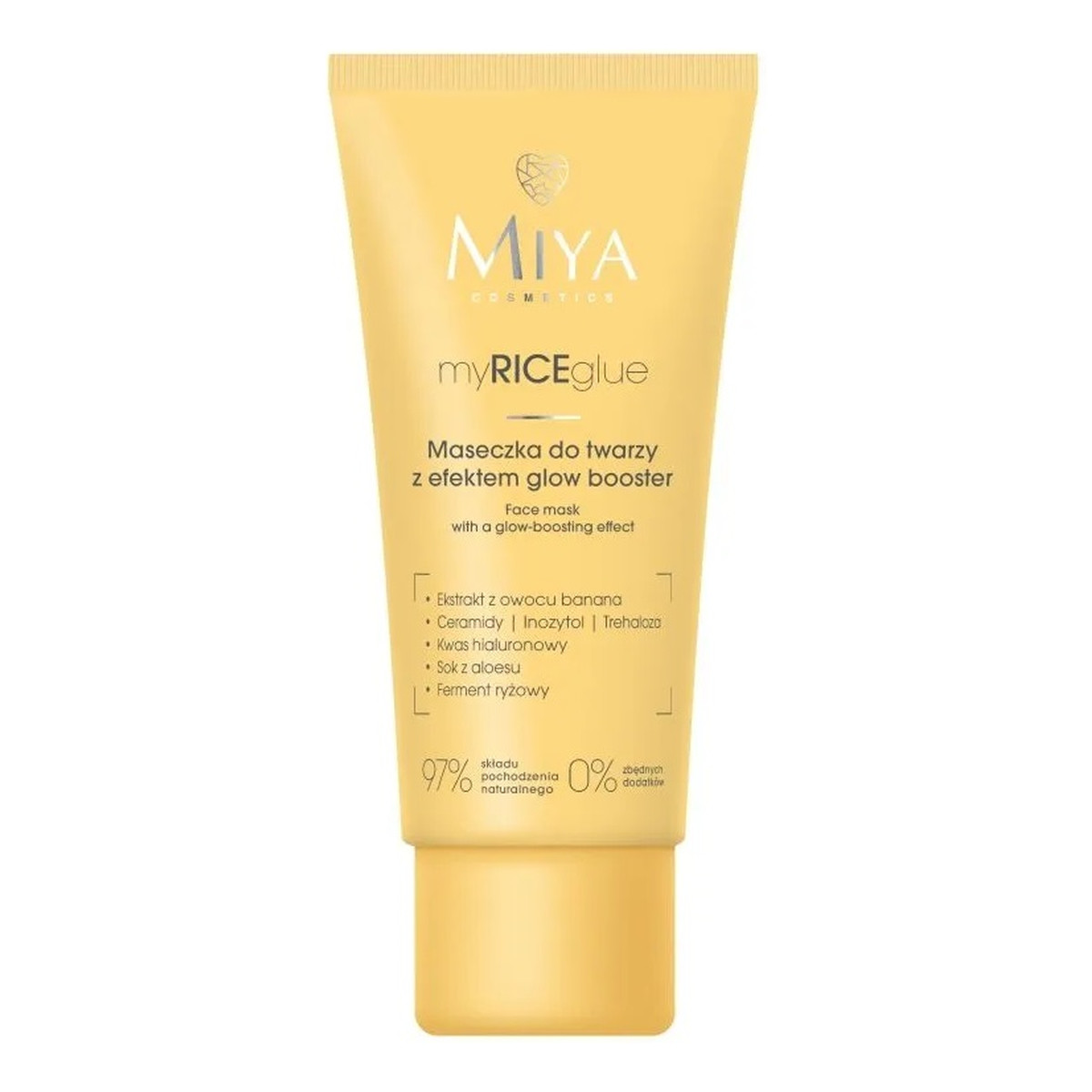 Miya myRICEglue maseczka do twarzy z efektem glow booster 60ml