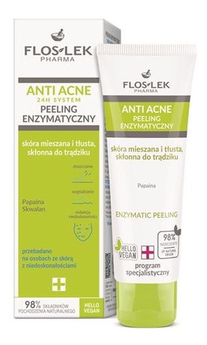Anti acne 24h system peeling enzymatyczny