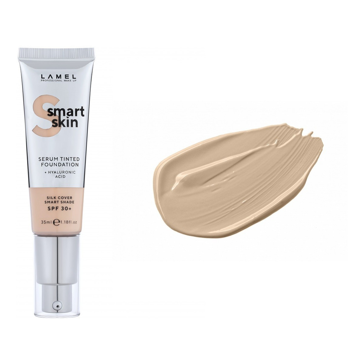 Lamel Smart Skin Serum Tinted Foundation Podkład nawilżający z kwasem hialuronowym 35ml