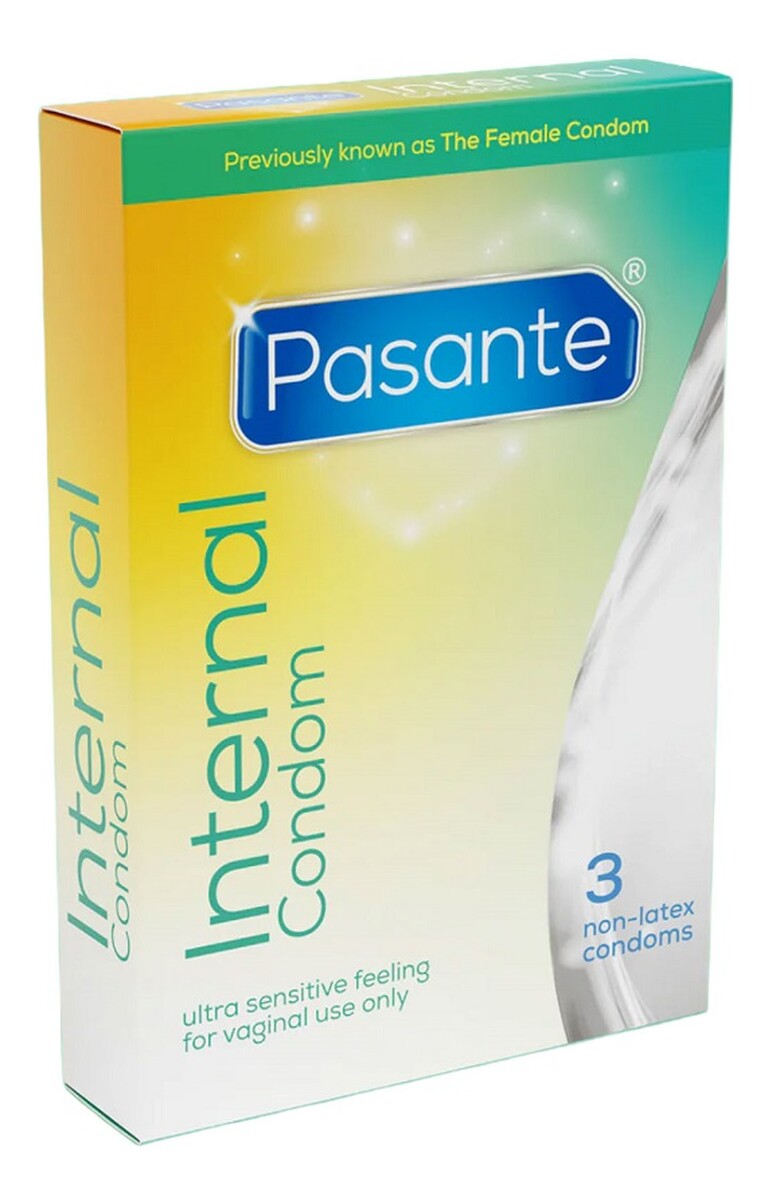 Internal condom nielateksowe prezerwatywy dla kobiet 3szt