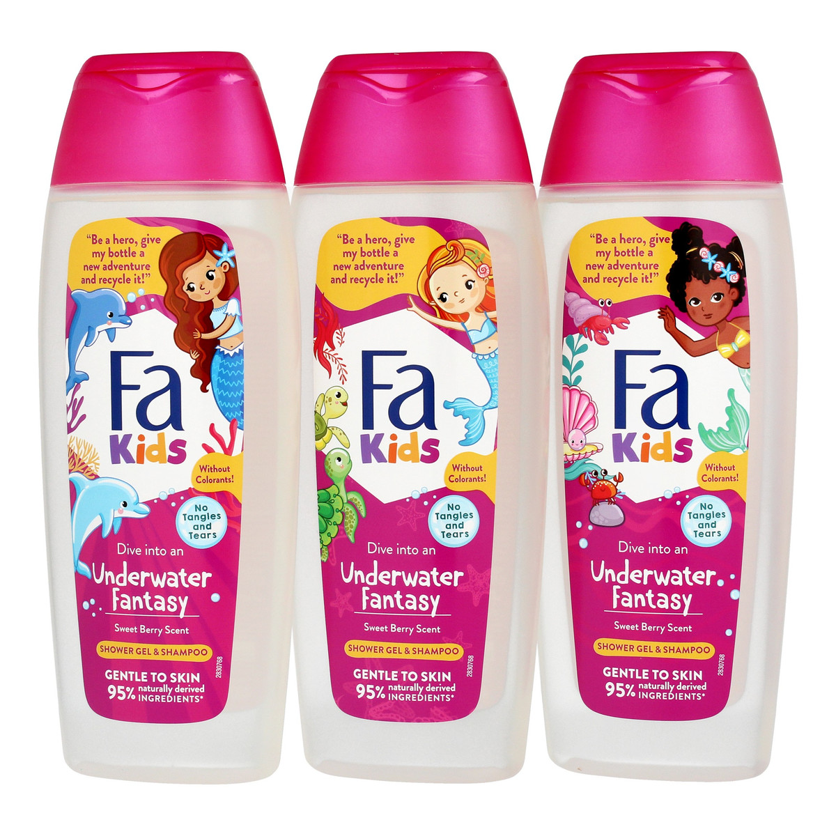Fa Kids Żel pod prysznic i Szampon 2w1 Underwater Fantasy - mix wzorów 400ml