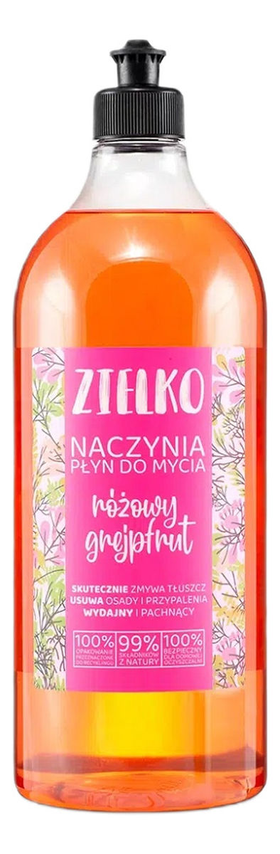 Naczynia płyn do mycia naczyń różowy grejpfrut