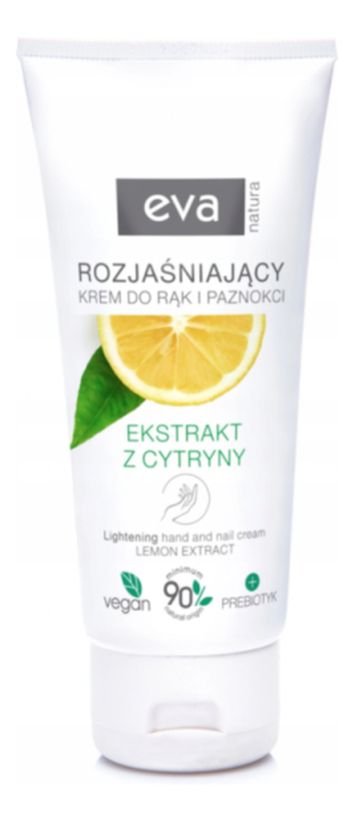 Krem do rąk i paznokci rozjaśniający z ekstraktem z cytryny