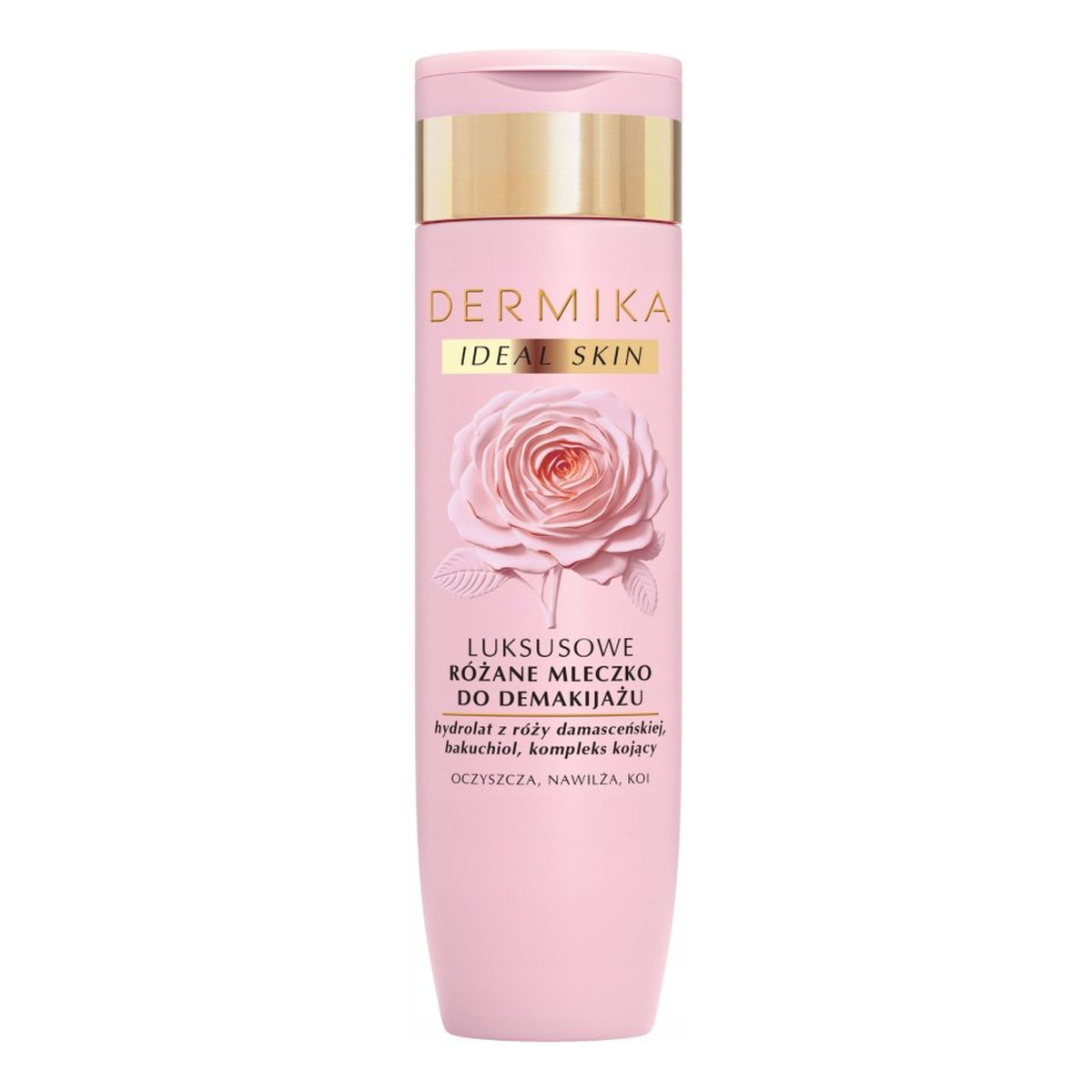 Dermika Ideal Skin Luksusowe Różane Mleczko Do Demakijażu Twarzy 200ml