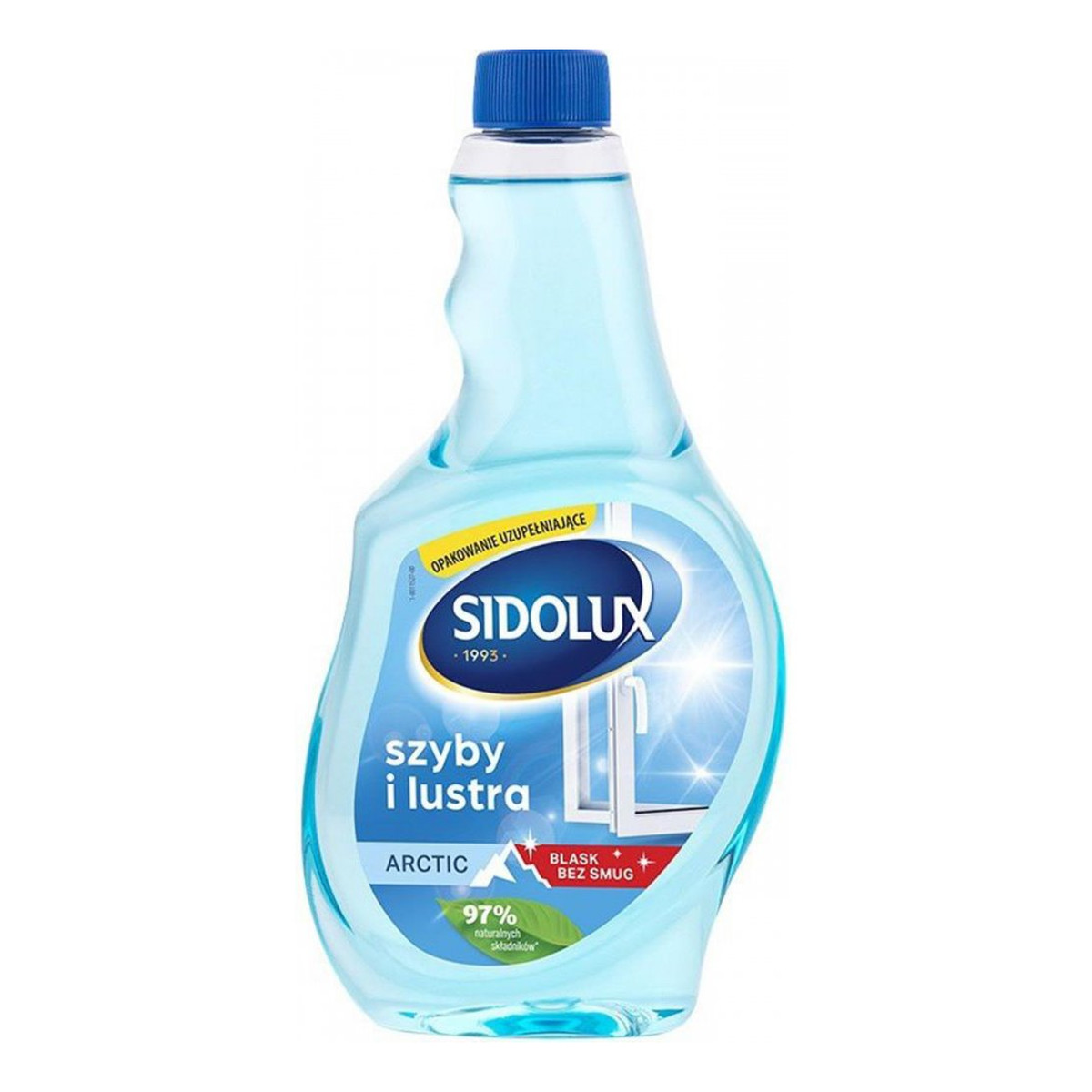 Sidolux Crystal Płyn do Mycia Szyb Arctic - zapas 500ml
