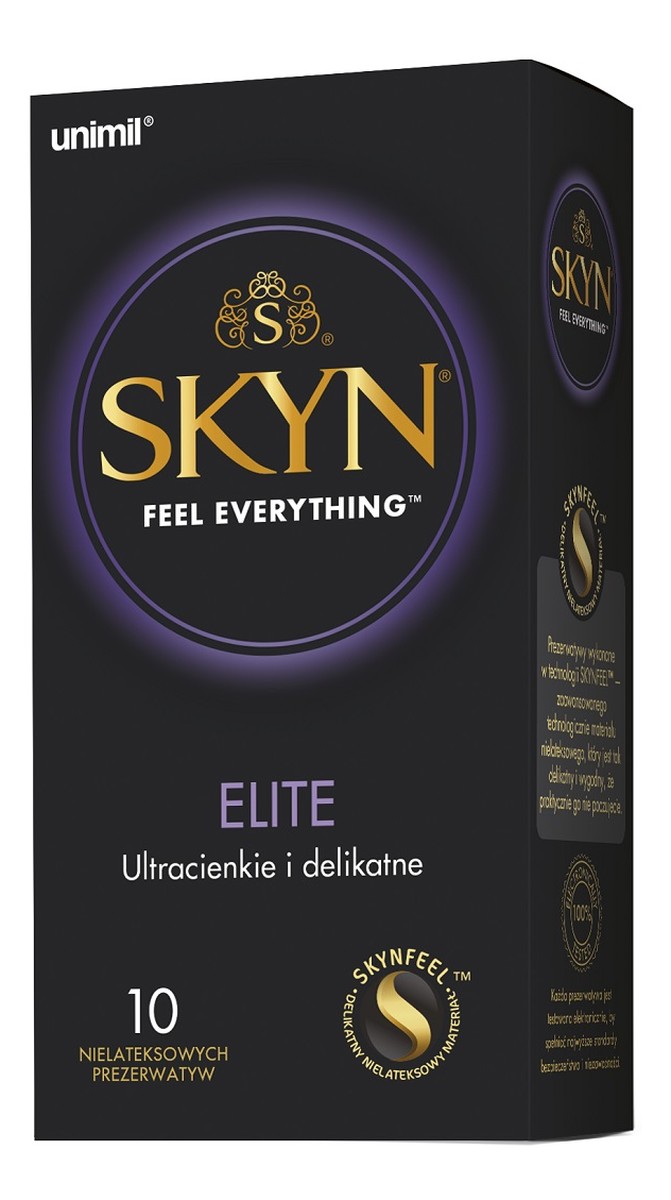 Skyn elite nielateksowe prezerwatywy 10szt