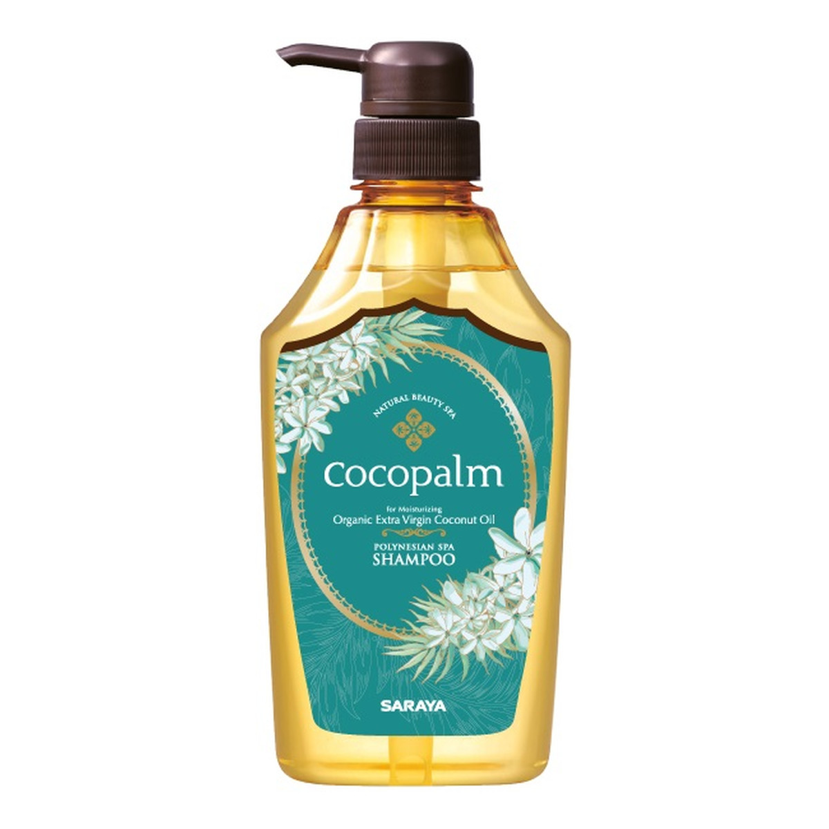 CocoPalm Polynesian Spa Szampon do włosów z organicznym olejem kokosowym i gardenią tahitańską 600ml