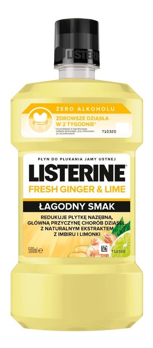 Ginger & Lime Płyn do płukania jamy ustnej Łagodny Smak