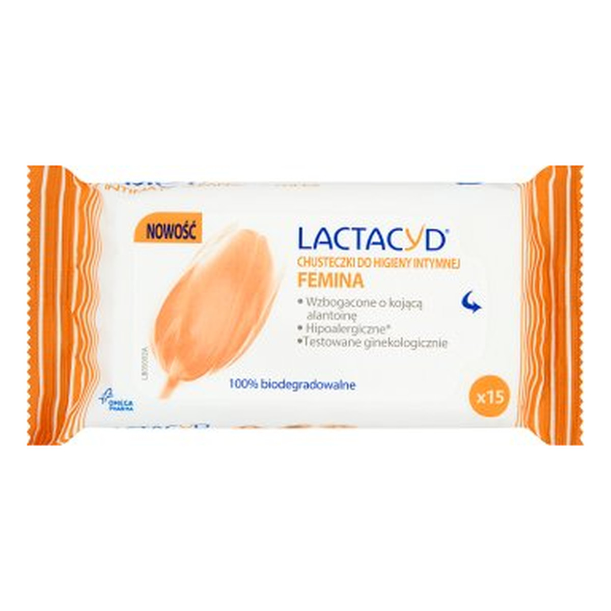 Lactacyd Femina Chusteczki Do Higieny Intymnej 15szt.