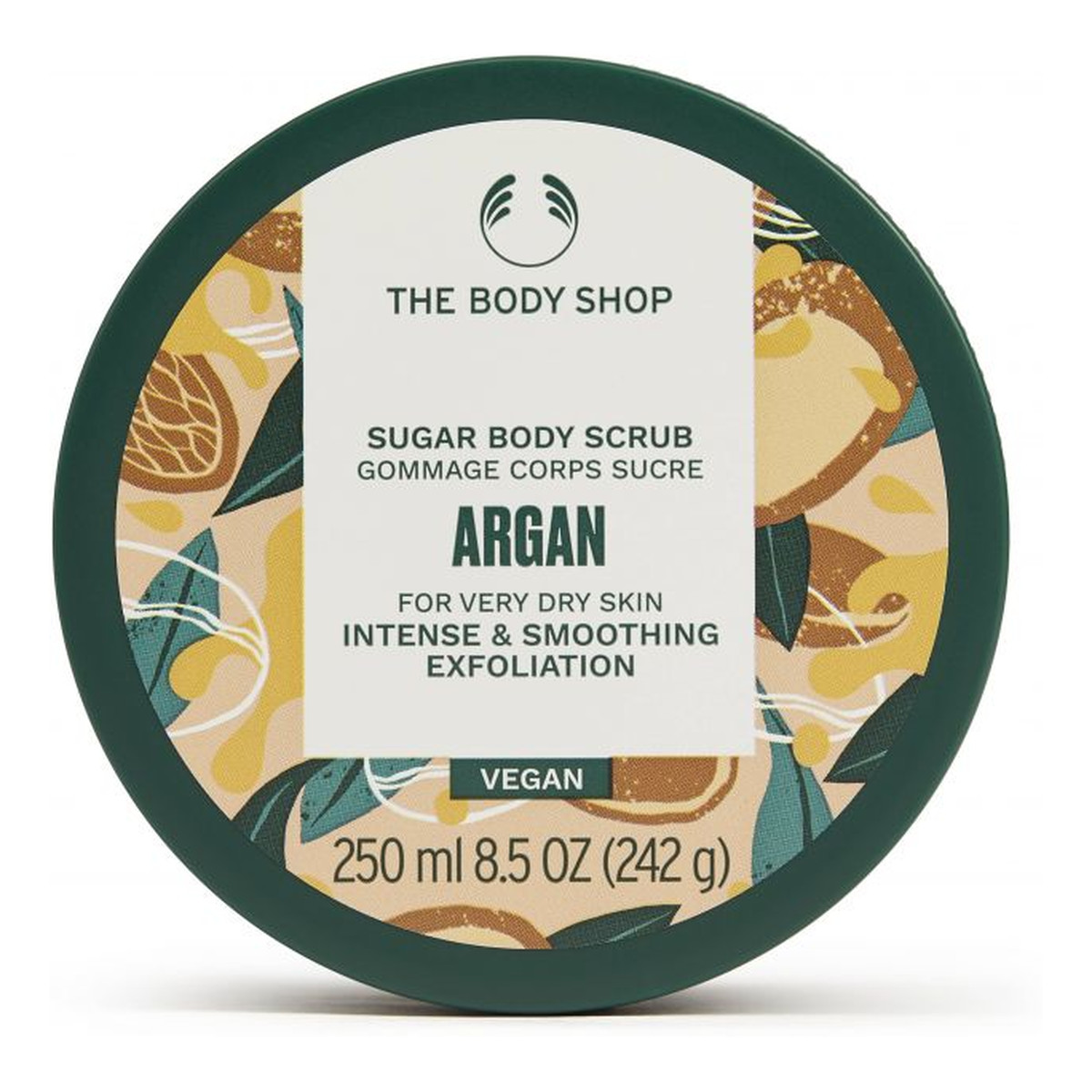The Body Shop Argan Sugar body scrub wegański peeling do ciała 250ml