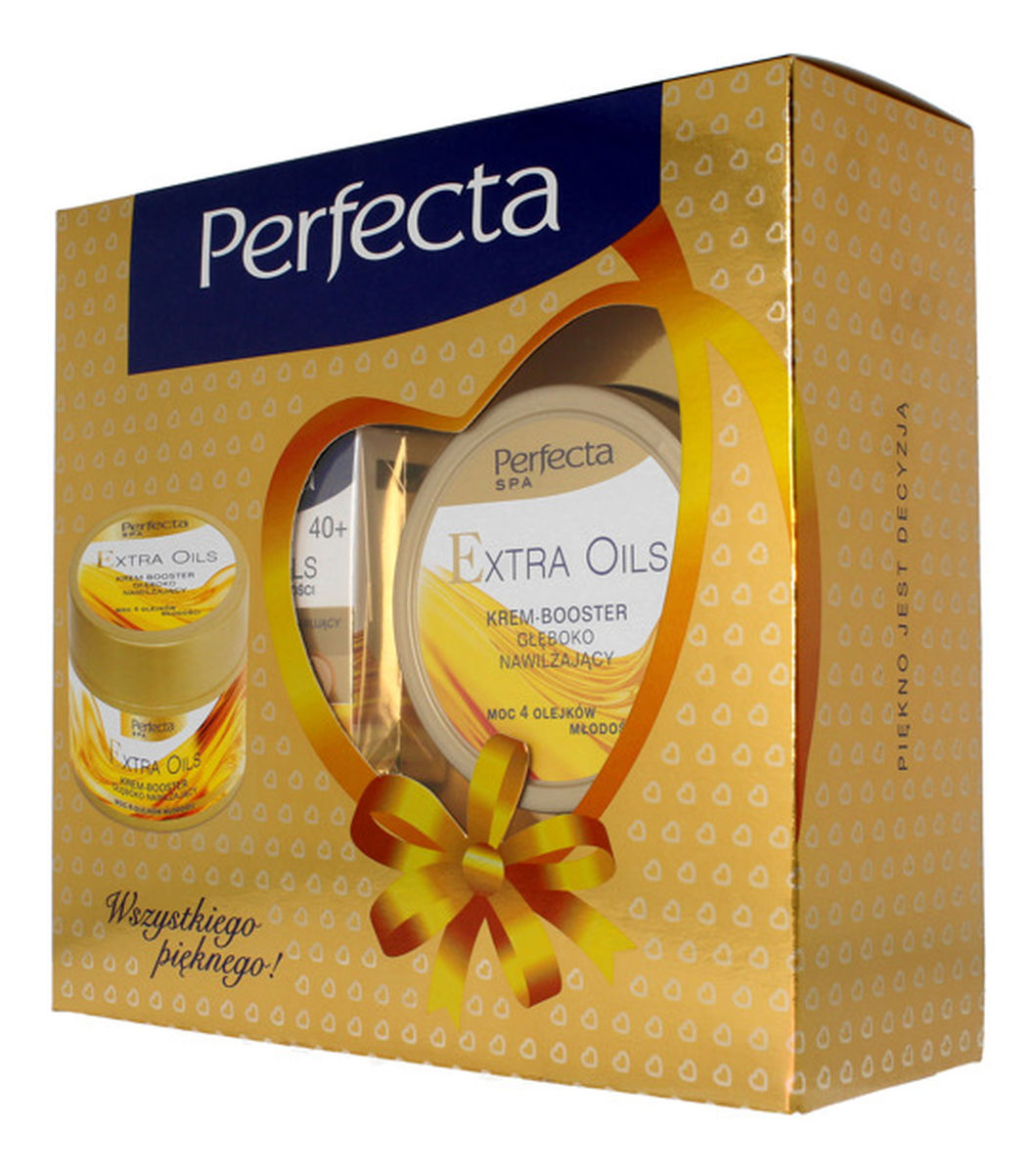 Zestaw prezentowy na Perfecta Extra Oils Krem Do Twarzy 40+ i Olejek-Odżywka Do Twarzy