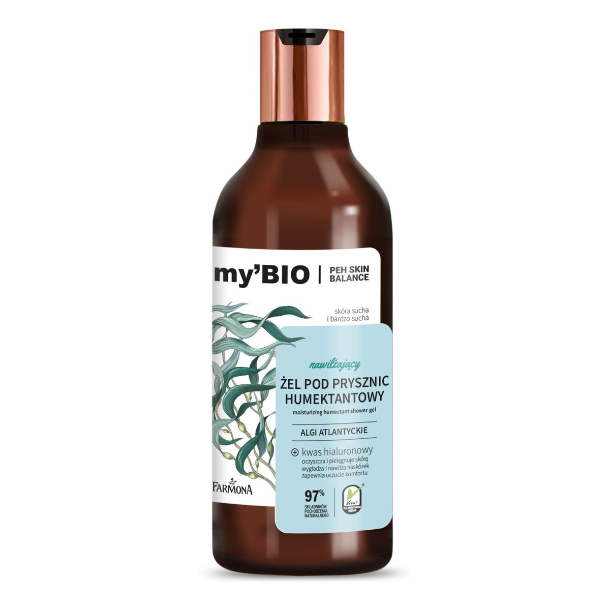 Farmona my`Bio Nawilżający Żel pod prysznic humektantowy algi atlantyckie 500ml