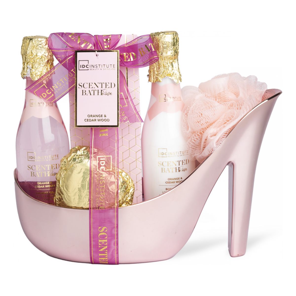IDC Institute Scented Bath Rose zestaw do kąpieli Heel