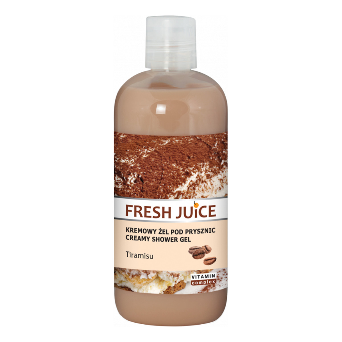 Fresh Juice tiramisu kremowy żel pod prysznic 500ml