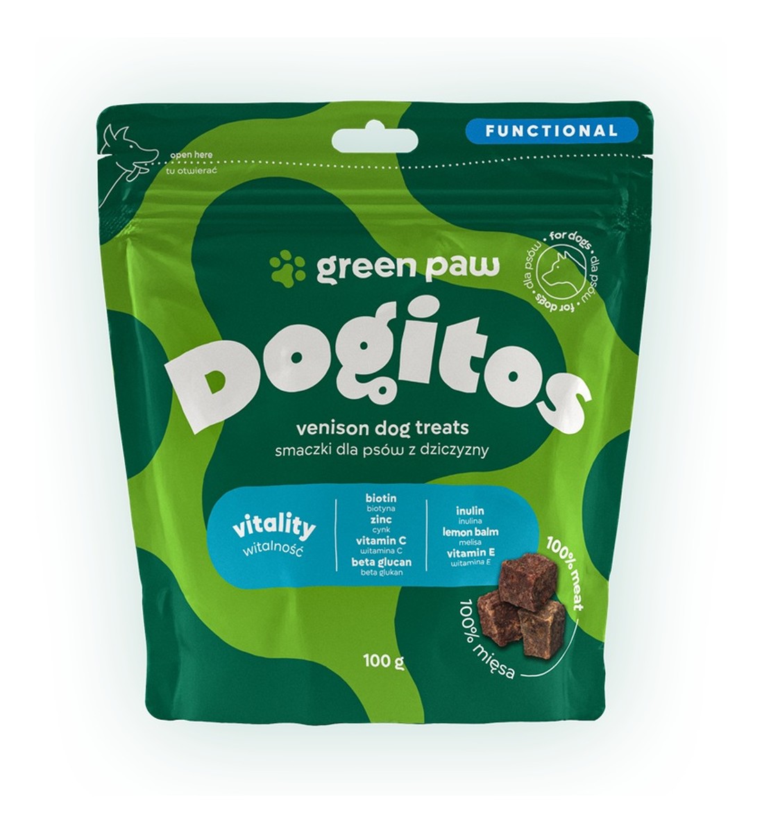 Dogitos vitality smaczki z czystego mięsa dla psa