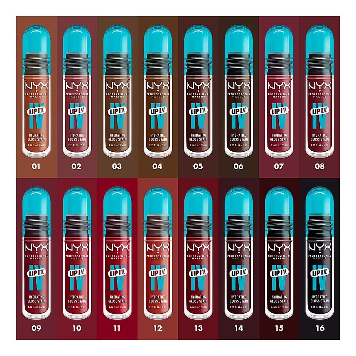 NYX Professional MakeUp Lip IV Nawilżająco pigmentujący błyszczyk do ust 5ml