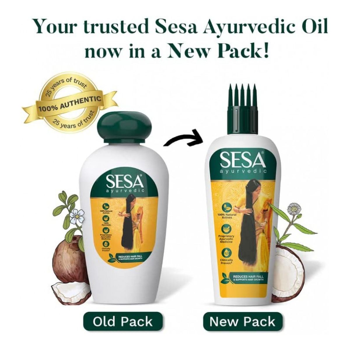 Sesa Oil Ayurvedic Hair ziołowy olejek do pielęgnacji włosów 50ml
