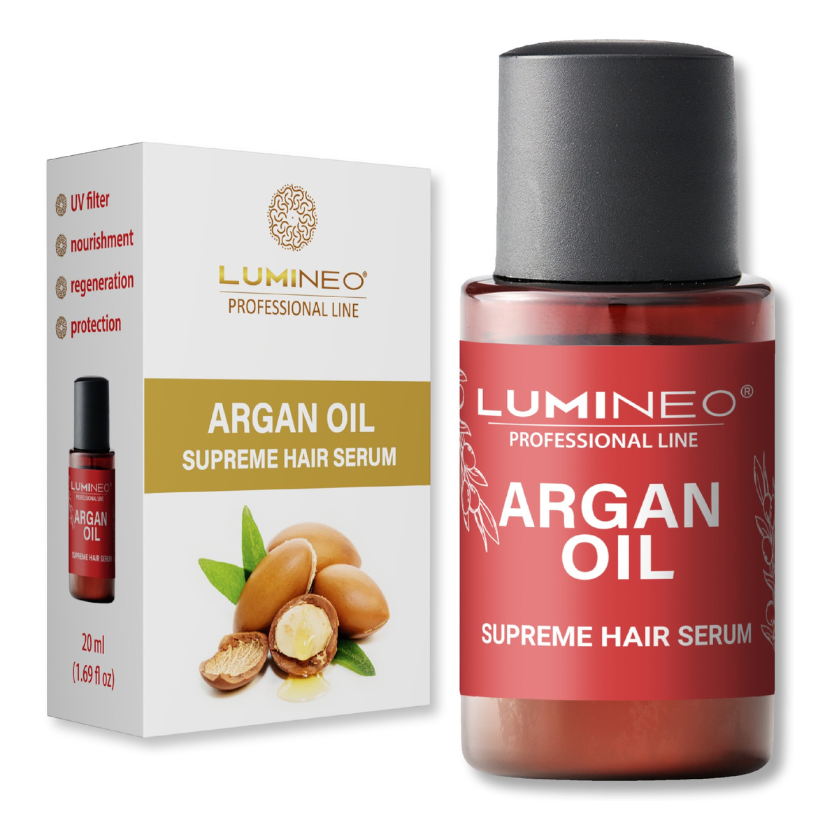 Lumineo Professional Line Serum do włosów z olejkiem Arganowym 20ml