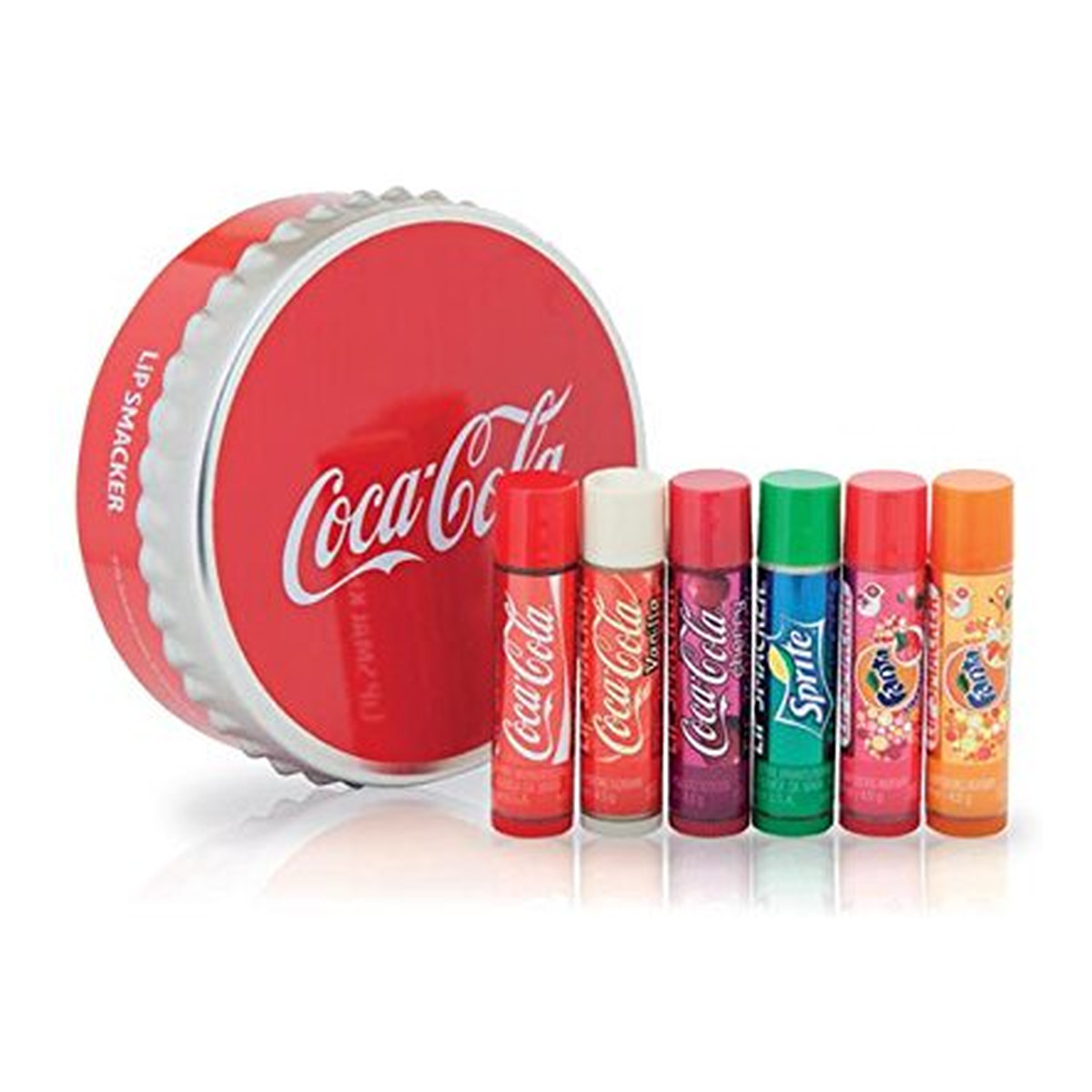 Lip Smacker Flavoured Lip Balm Collection błyszczyki do ust Coca-Cola 6x4g 24g