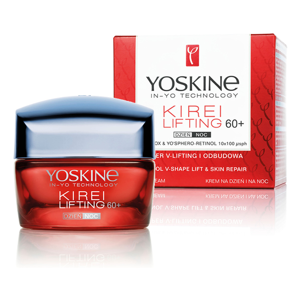 Yoskine IN-YO TECHNOLOGY KIREI LIFTING 60+ Krem Super V-Lifting i Odbudowa Dzień/Noc 50ml