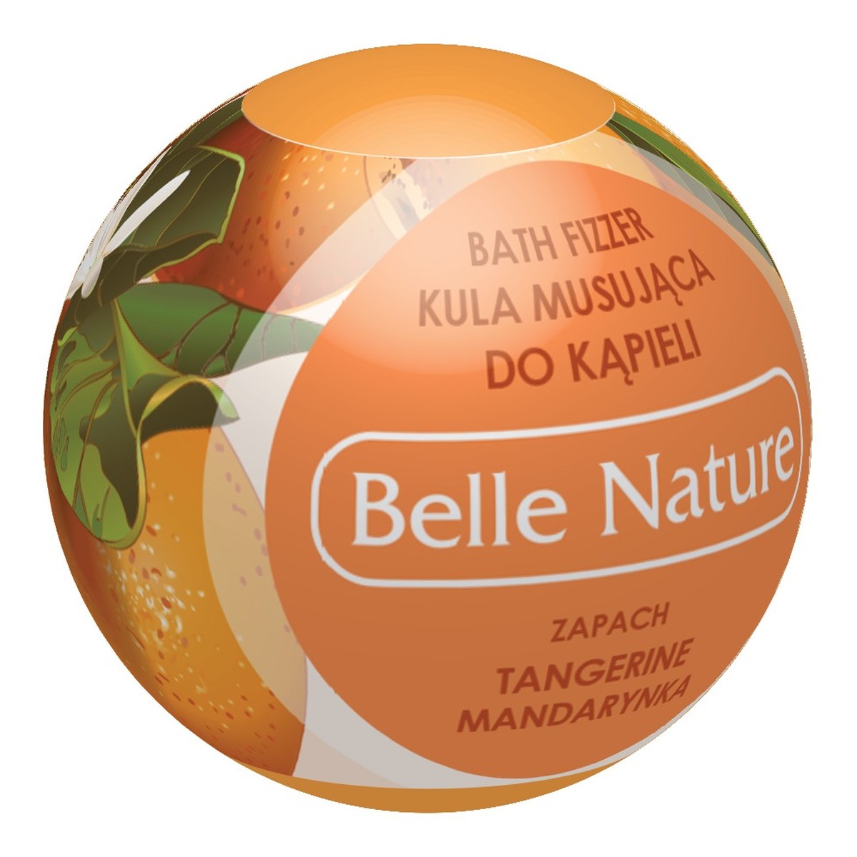 Chlapu Chlap Belle nature musująca kula do kąpieli-zapach mandarynki 50g