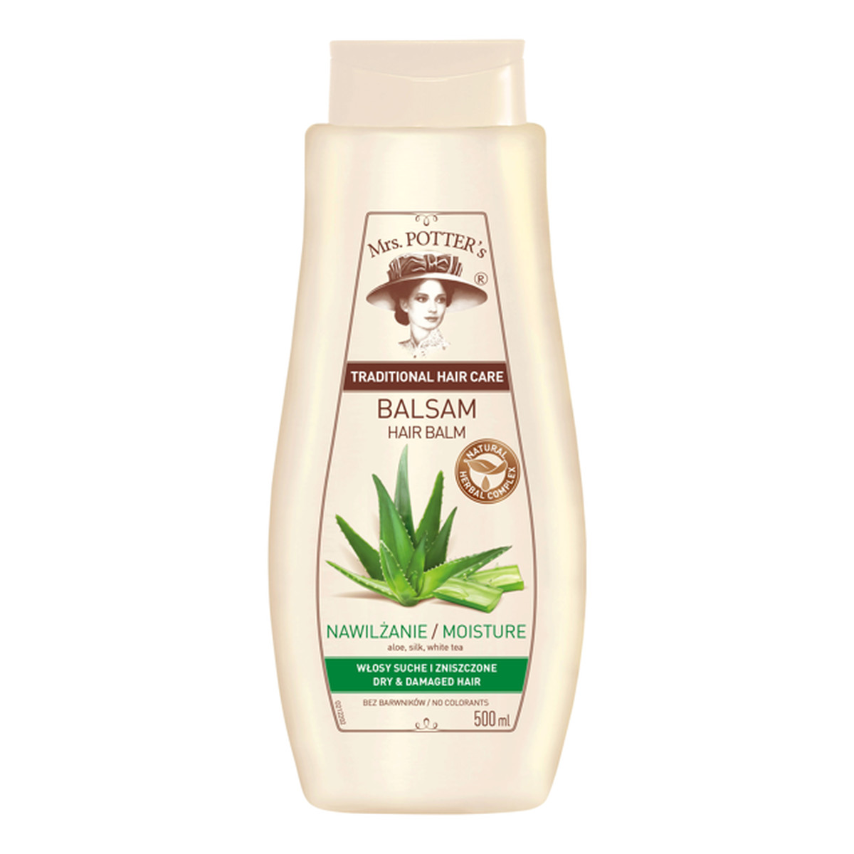Mrs. Potter's Balsam Do Włosów Aloes i Jedwab 500ml