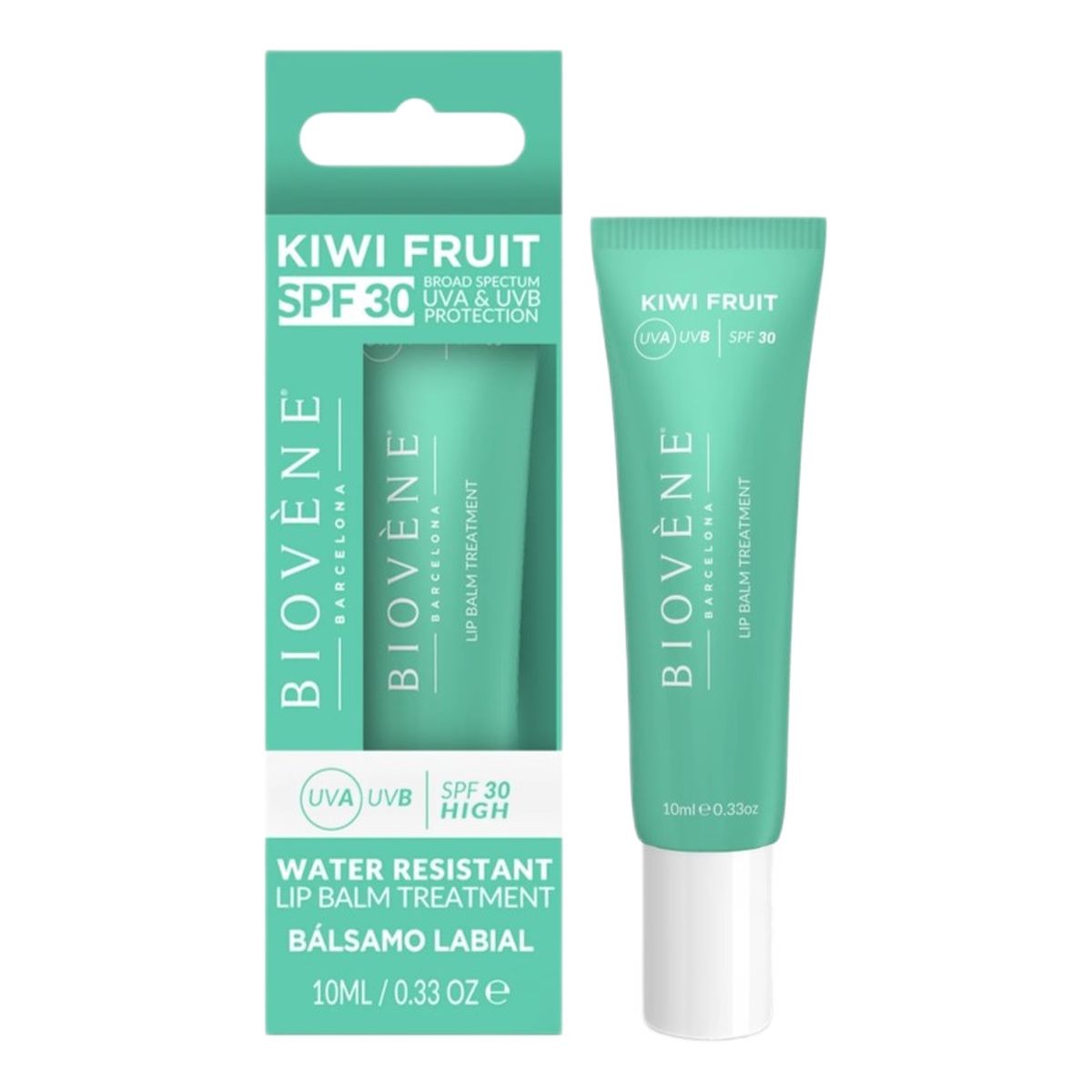 Biovene Kiwi Fruit Lip Balm Treatment Balsam do ust spf30 10ml