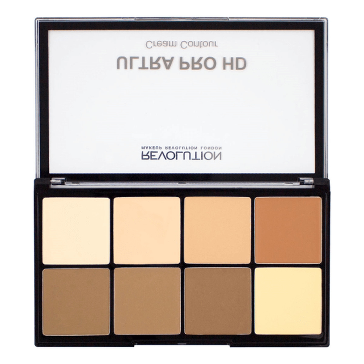 Makeup Revolution Ultra Pro HD Cream Contour Light-Medium Kremowa Paleta Do Konturowania 20g
