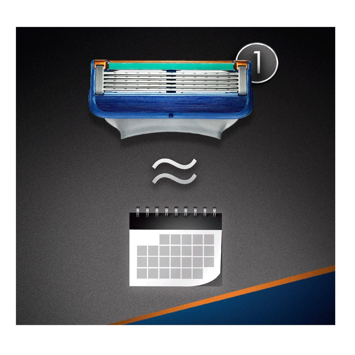 Gillette Fusion wymienne ostrza do maszynki do golenia 5 szt