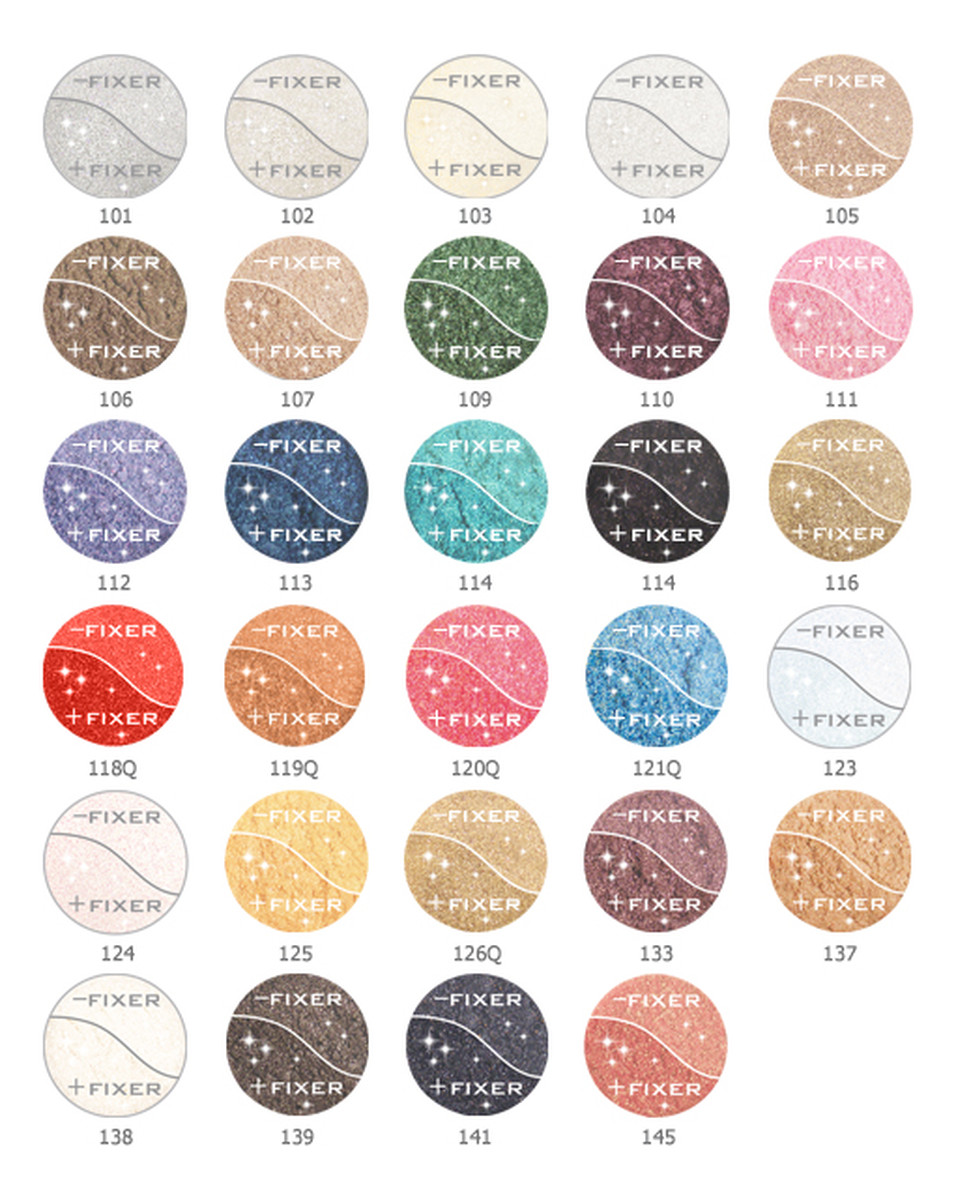 sypki brokatowy cień do powiek