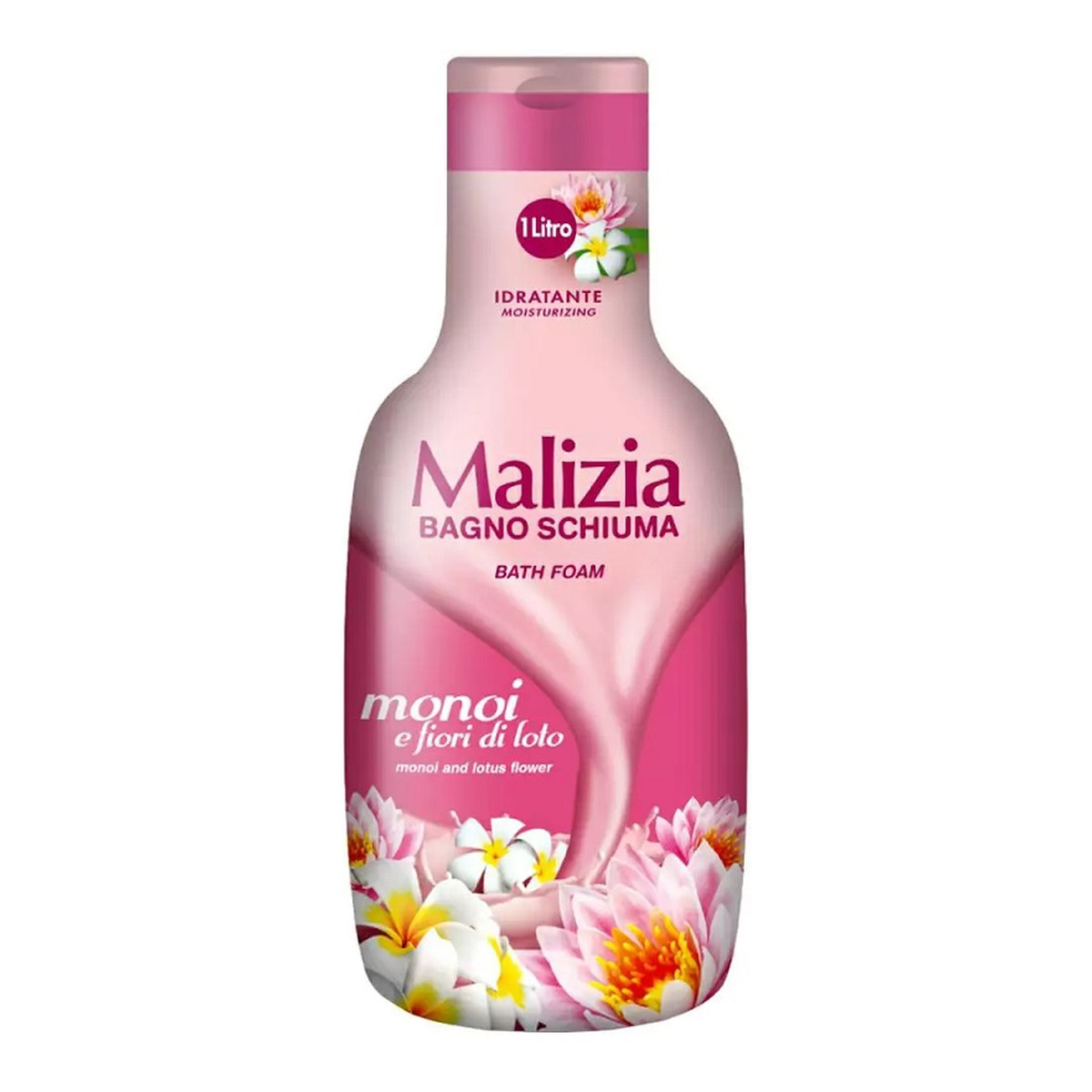 Malizia Bath foam płyn do kąpieli monoi i kwiat lotosu 1000ml