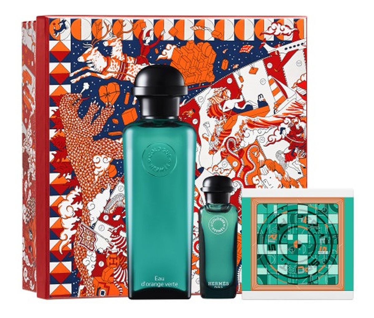 Zestaw woda kolońska spray 100ml + woda kolońska 7.5ml + mydło w kostce 50g